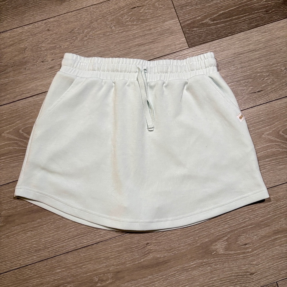Simply Southern Light Blue Elastic Waist Skort Size Medium